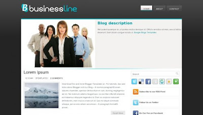 BusinessLine Blogger Template