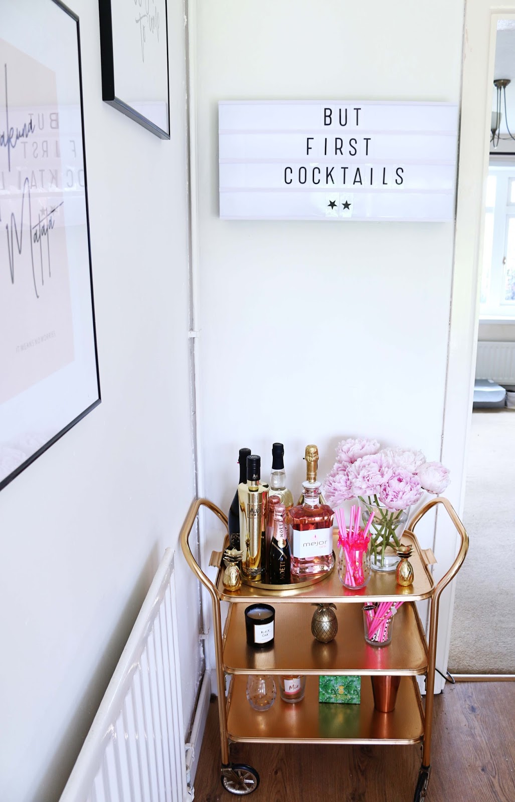 How I Style My Bar Cart For Summer