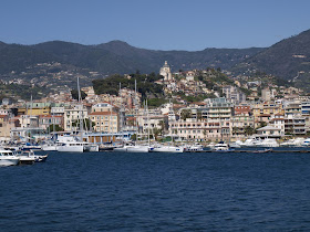 The resort of Sanremo, with the harbour in the foreground