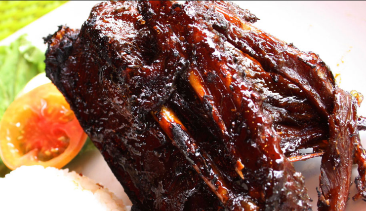 Resep Cara Membuat Bebek Bakar Pedas Manis - Dapur Santap