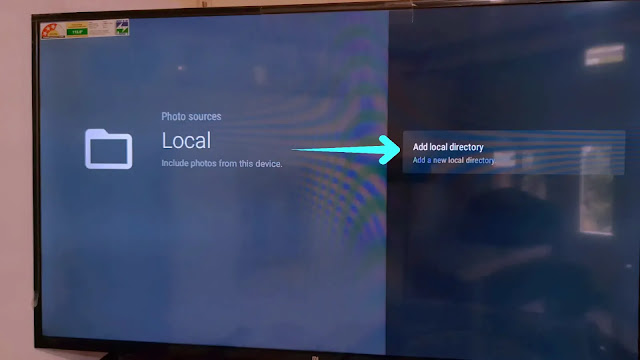 click on add local directory Add local directory in photo gallery and screensaver