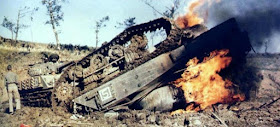 burning Sherman M4A2 worldwartwo.filminspector.com