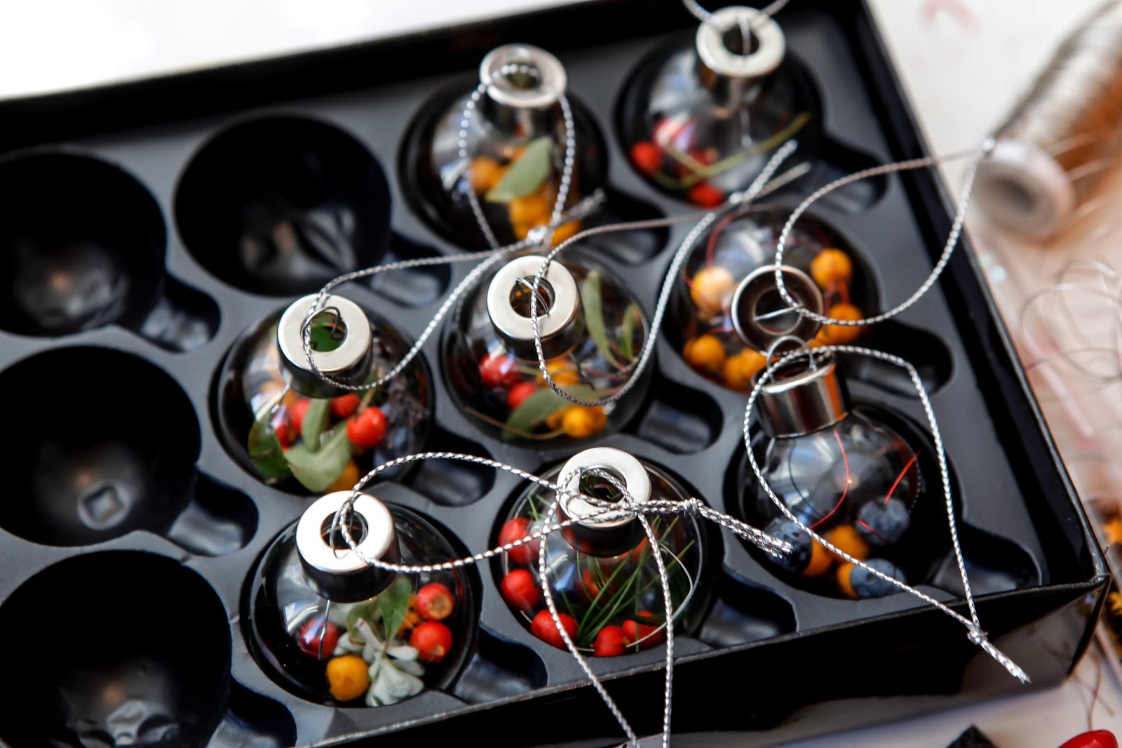 Weihnachtskugeln zum selbst befüllen