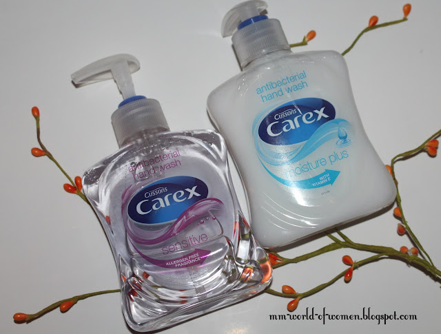 Carex Sensitive vs Carex Moisture Plus - antybakteryjne mydełka do rąk