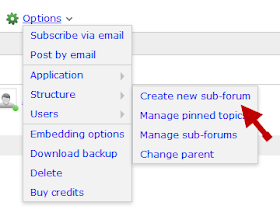 nabble create new sub-forum