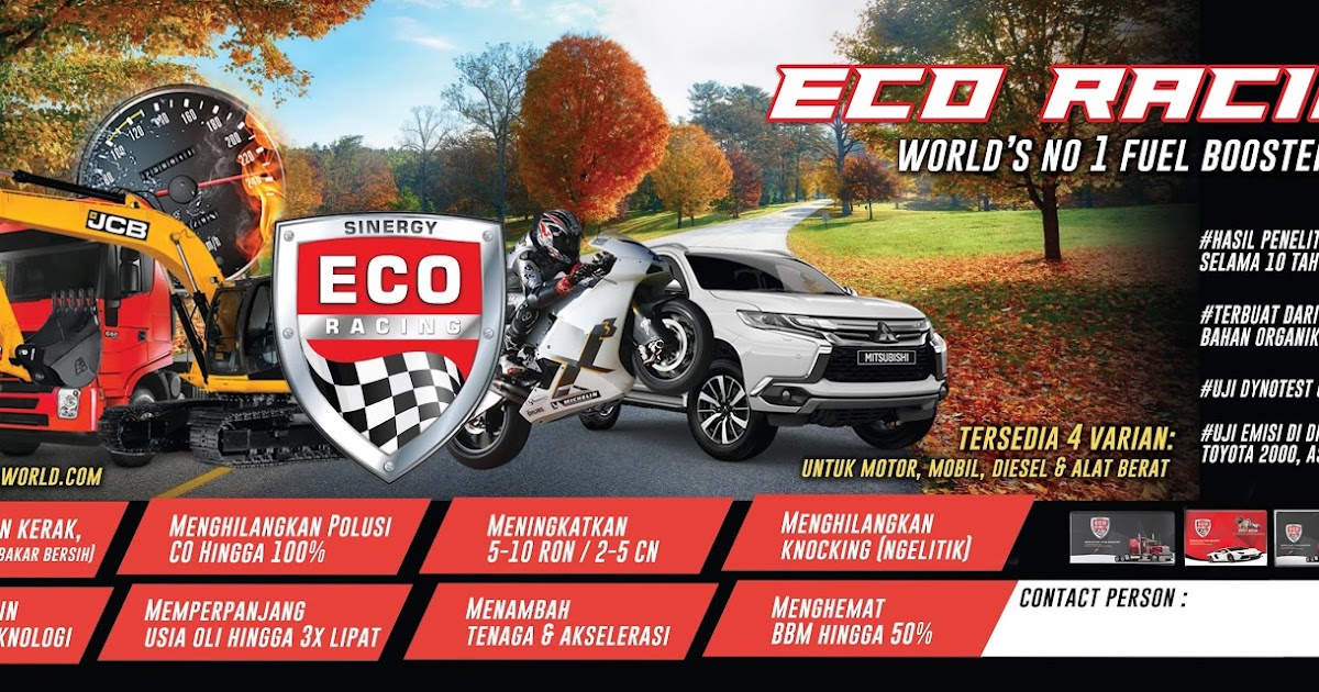 Spanduk Eco Racing Nova Grafis