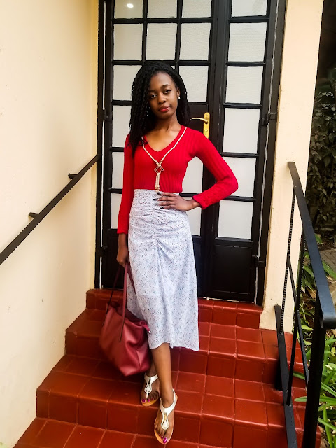 How To Style A Chiffon Midi Skirt Simply