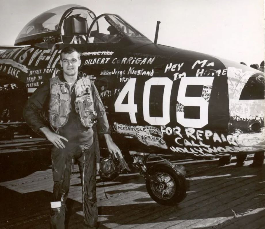 Just A Car Guy: if a pilot landed on the wrong carrier, there was plenty of good natured hazing to assist the pilot in never living it down... &quot;Girl Scout Troop 405&quot;