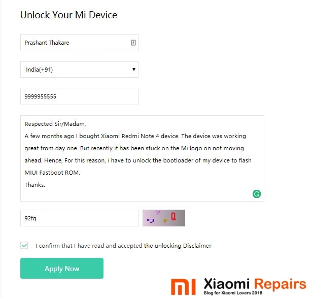 Unlock Bootloader of Xiaomi Redmi Note 5