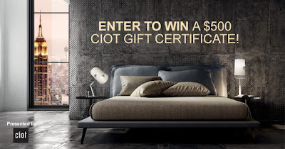Enter to Win a $500 Ciot Gift Certificate! Enter to Win a $500 Ciot Gift Certificate!