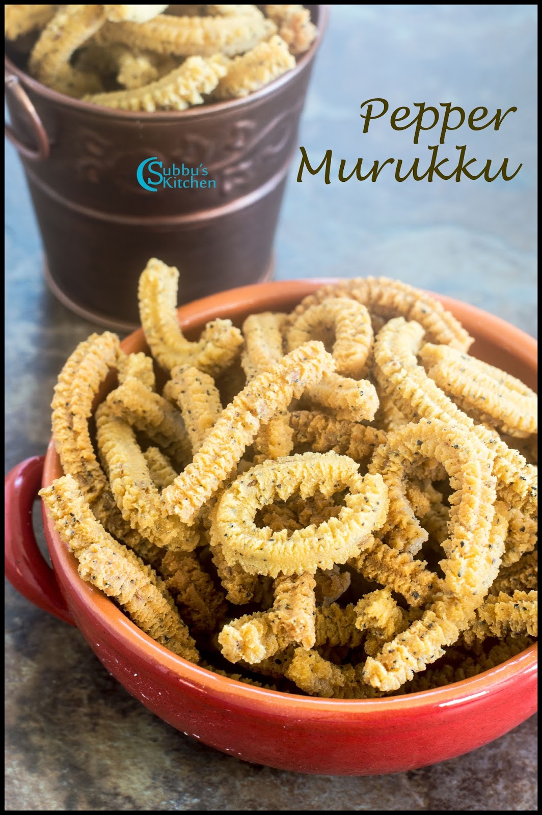 Pepper Murukku Recipe Spicy Peppercorns Indian Snack Subbus Kitchen