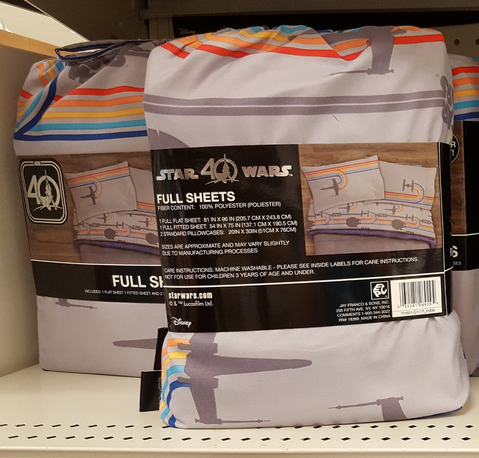 Disney at Heart 40th Anniversary Star Wars Bedding at Target
