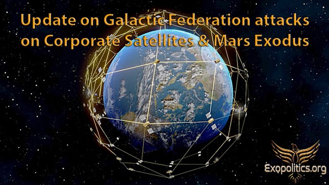 Actualización sobre los ataques de la Federación Galáctica a los satélites corporativos y el Éxodo de Marte