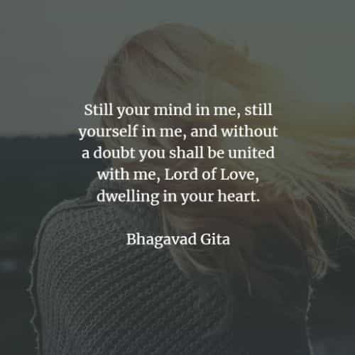 bhagavad gita quotes on love