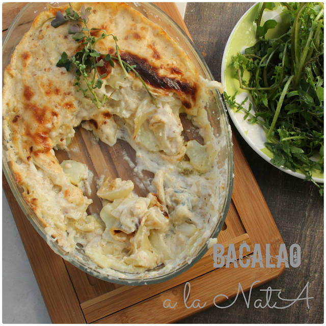 Bacalao A La Nata { Receta Portuguesa}
