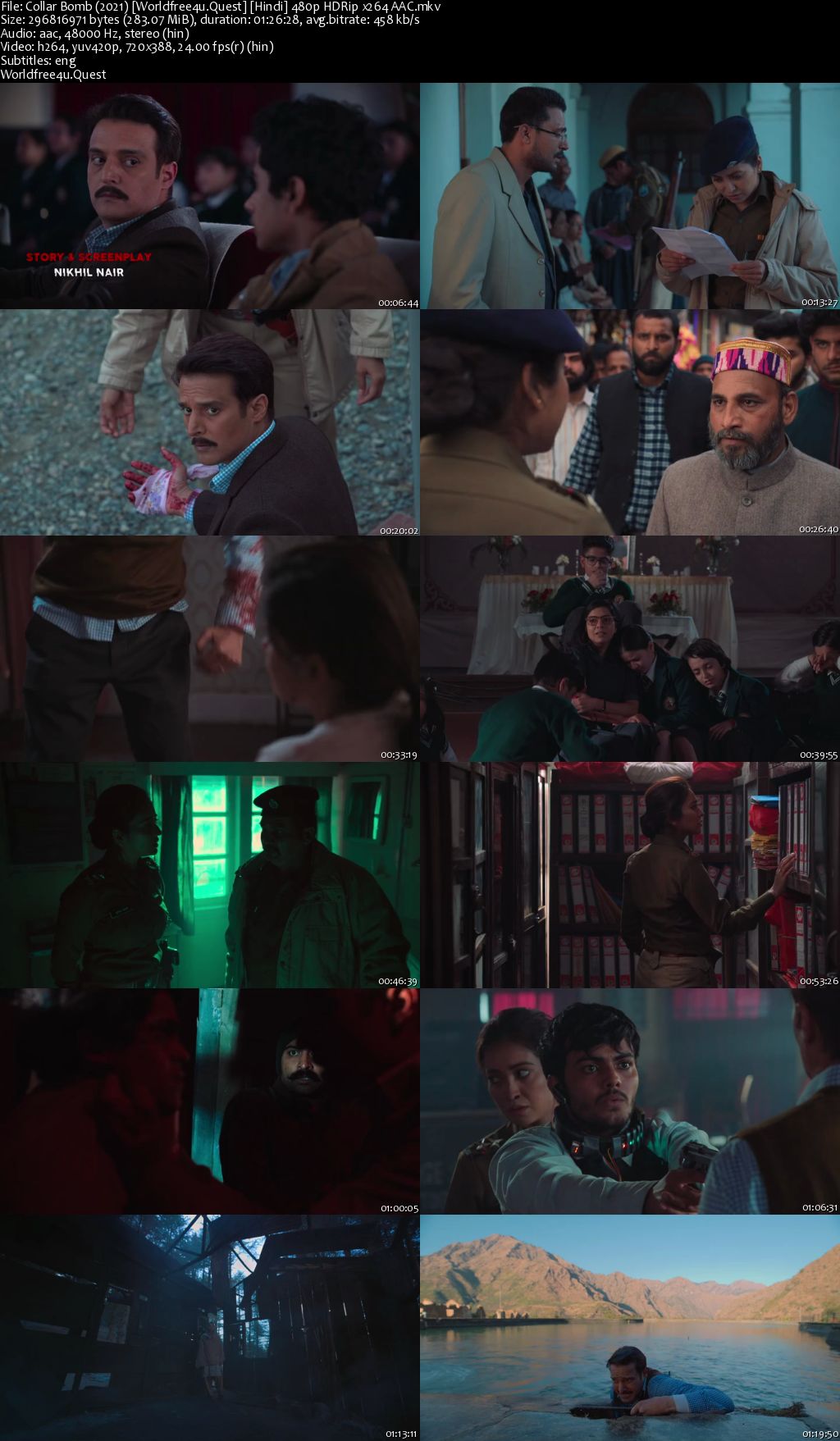 Collar Bomb 2021 HDRip 480p 300Mb Collar Bomb 2021 HDRip 480p 300Mb