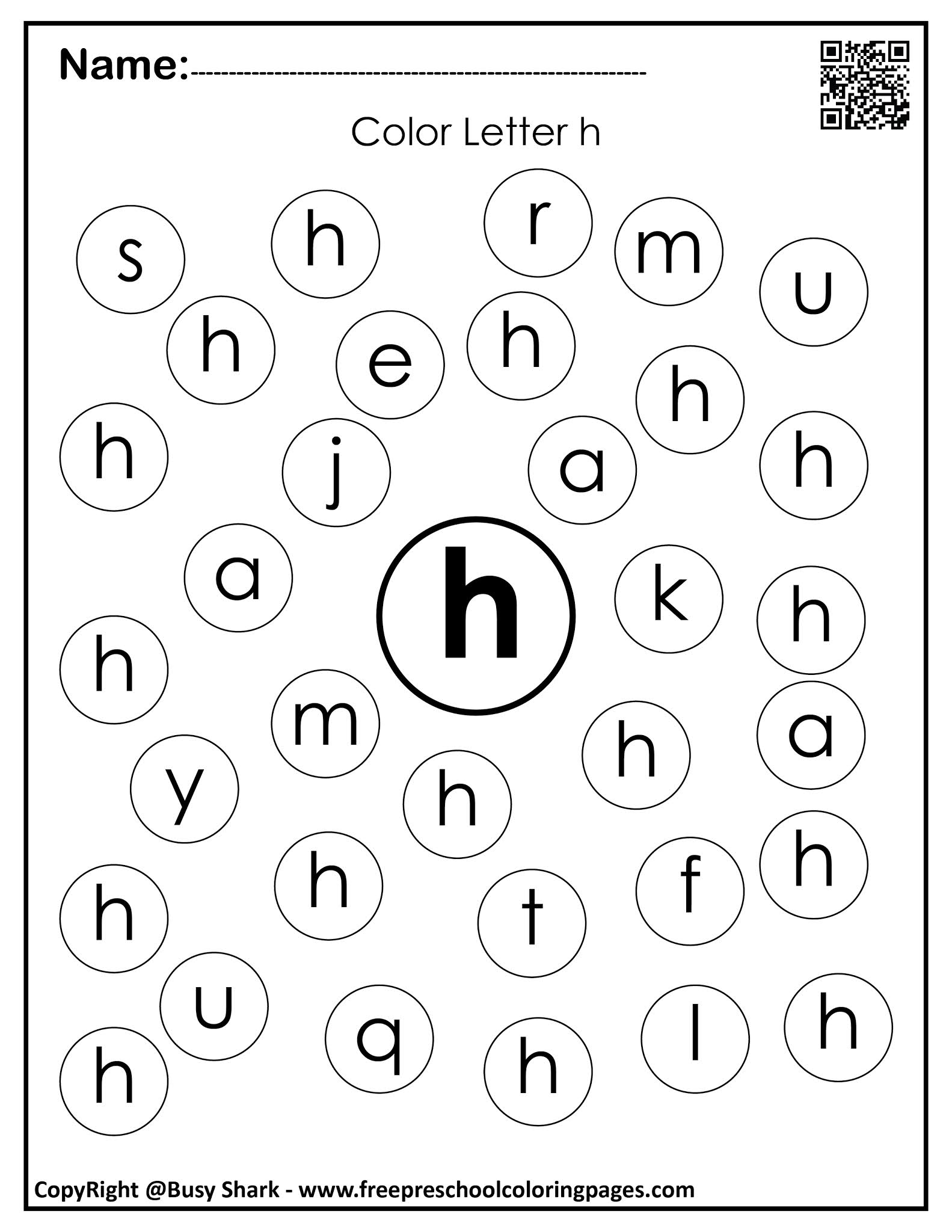 Set of Letter H 