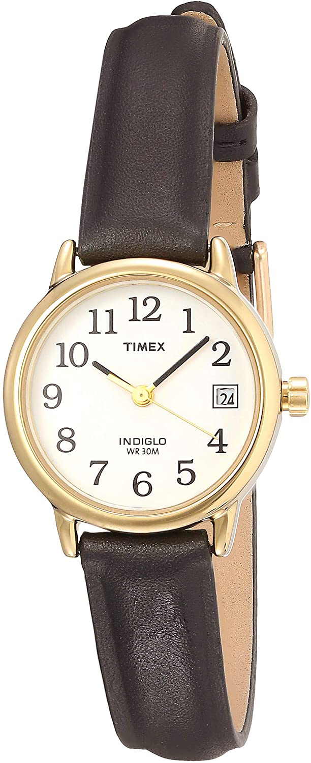 Timex Women's Indiglo Leather Strap Watch