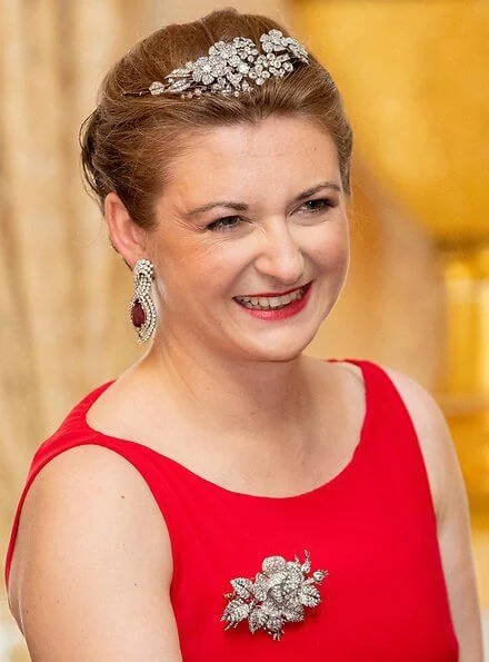 Maria Teresa's Scroll Tiara, Princess Stephanie's butterfly tiara, Princess Alexandra's Charlotte’s Pearl and Diamond Choker tiara