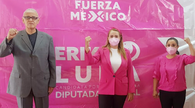 Seré una legisladora cercana, estoy segura que el distrito 6 se pintará de rosa: Érika Luna