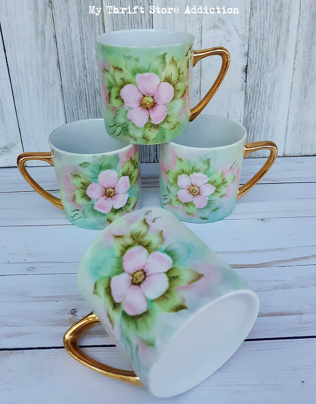 vintage hand painted porcelain