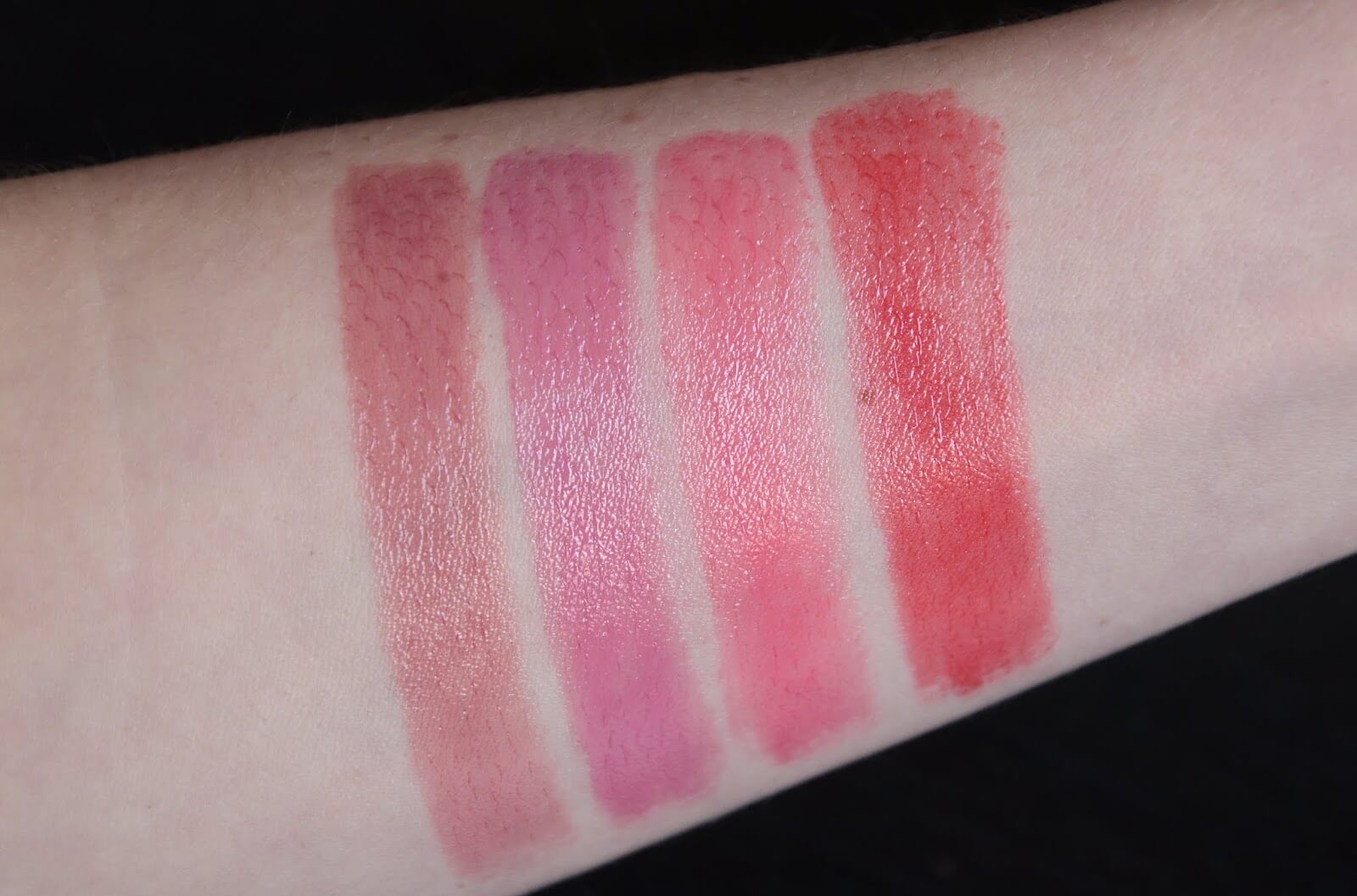 Chantecaille Lip Chic Honeysuckle passion flower lupine coral bell swatch