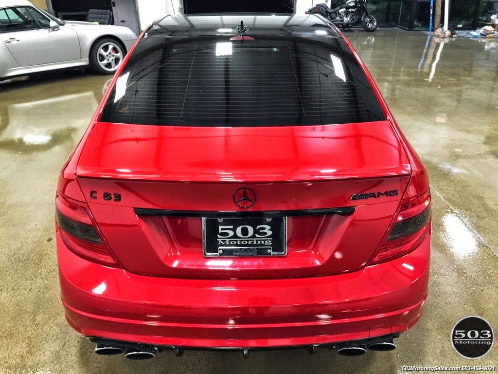 MercedesBenz W204 C63 AMG Mars Red BENZTUNING