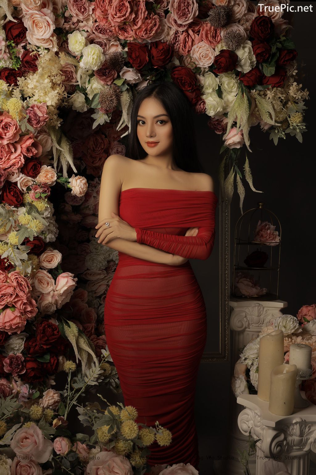 Image Vietnamese Model - Beautiful Girl and Flowers - TruePic.net - Picture-14