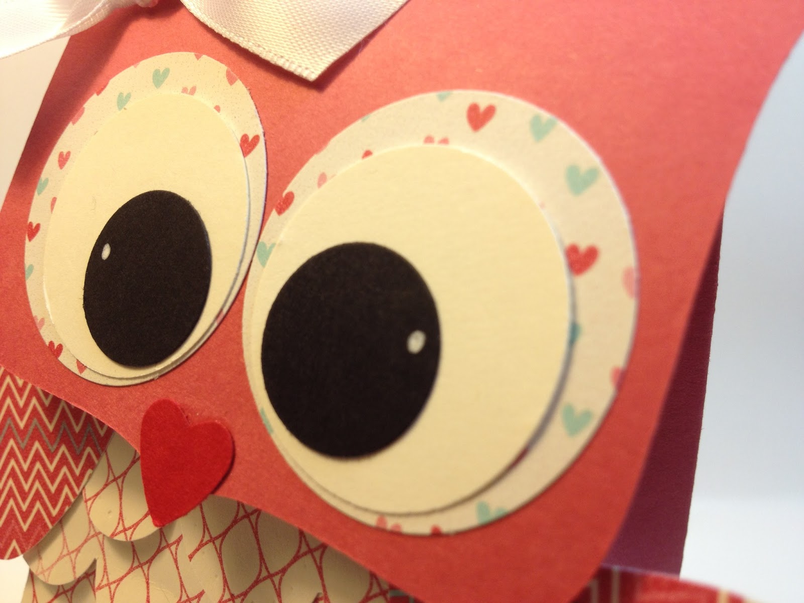 The Paper Hen: Owl Valentine Gift Bag