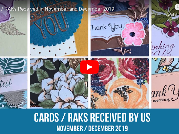Cards / RAKs we received in November / December 2019