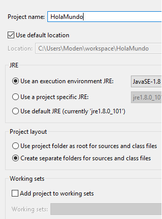 Como hacer hola mundo en java ~ Java-Facil