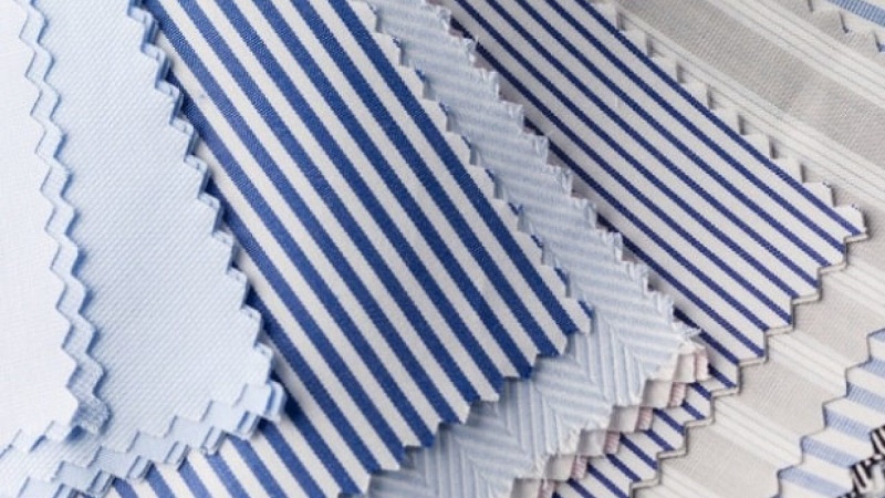 Mẫu vải ka tê sọc