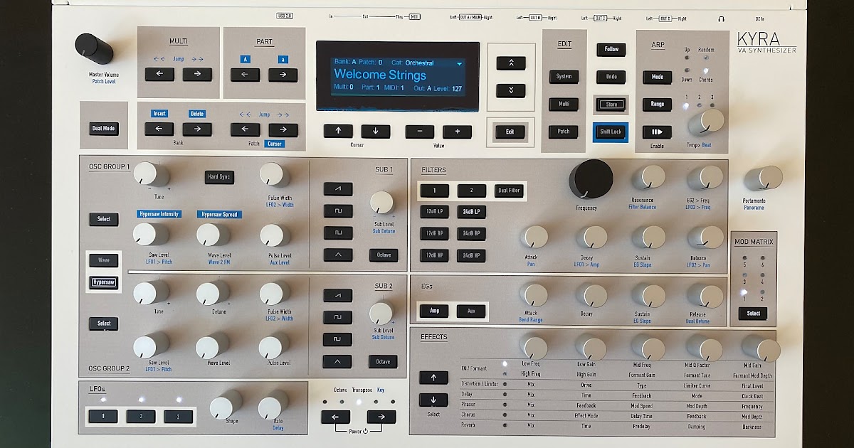 MATRIXSYNTH Waldorf KYRA
