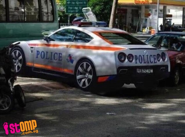 Nissan gtr police car singapore #4