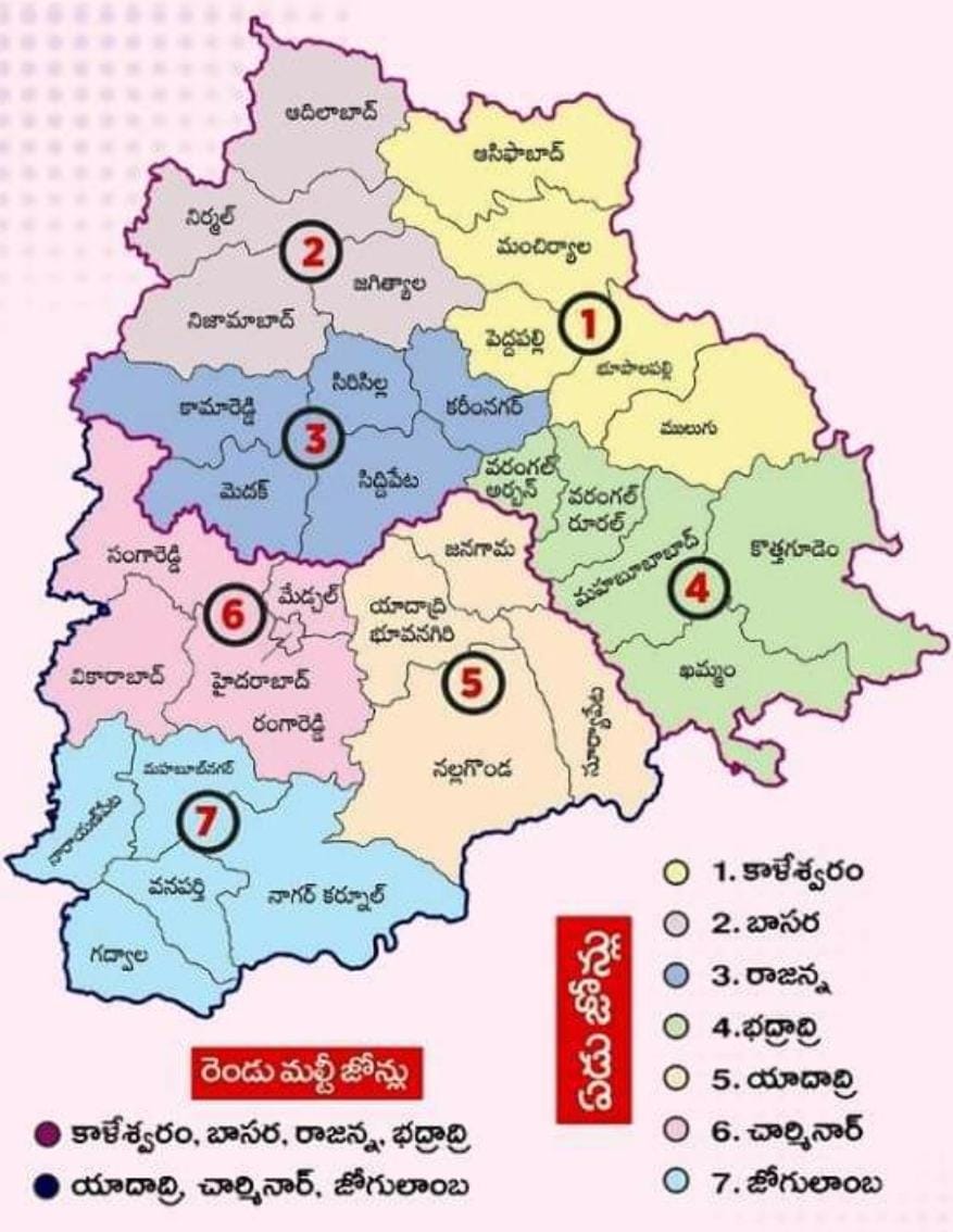 ELIBRARY TELANGANA New ZONES AND MULTIZONES IN TELANGANA FOR