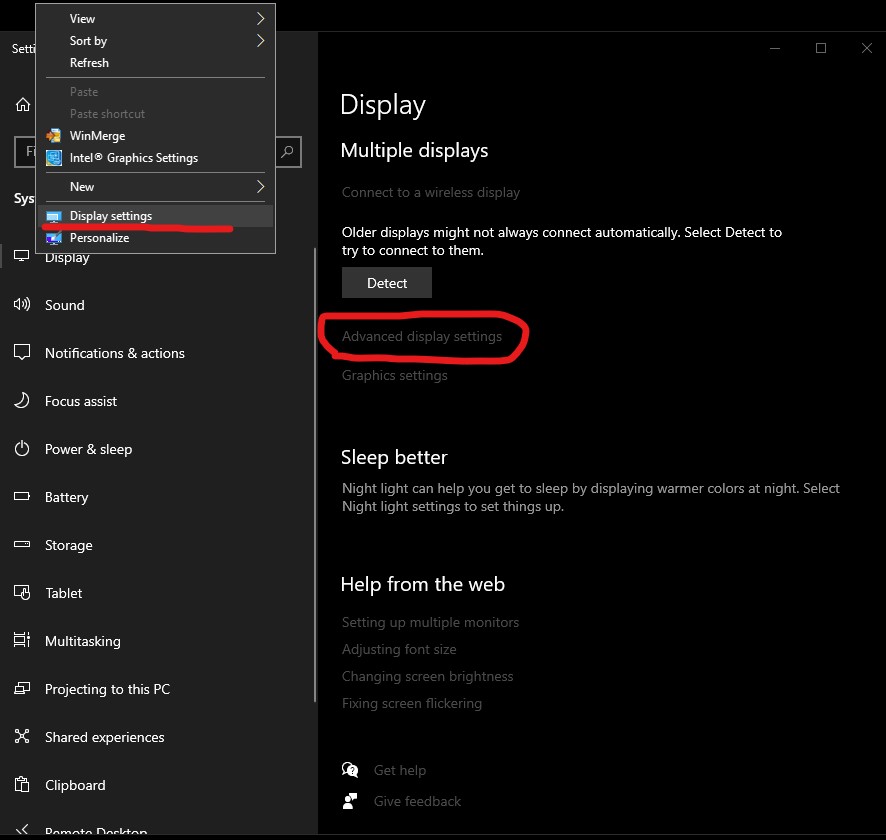 Display Blink When Plug and Unplug Charger Power Cord on Windows 10