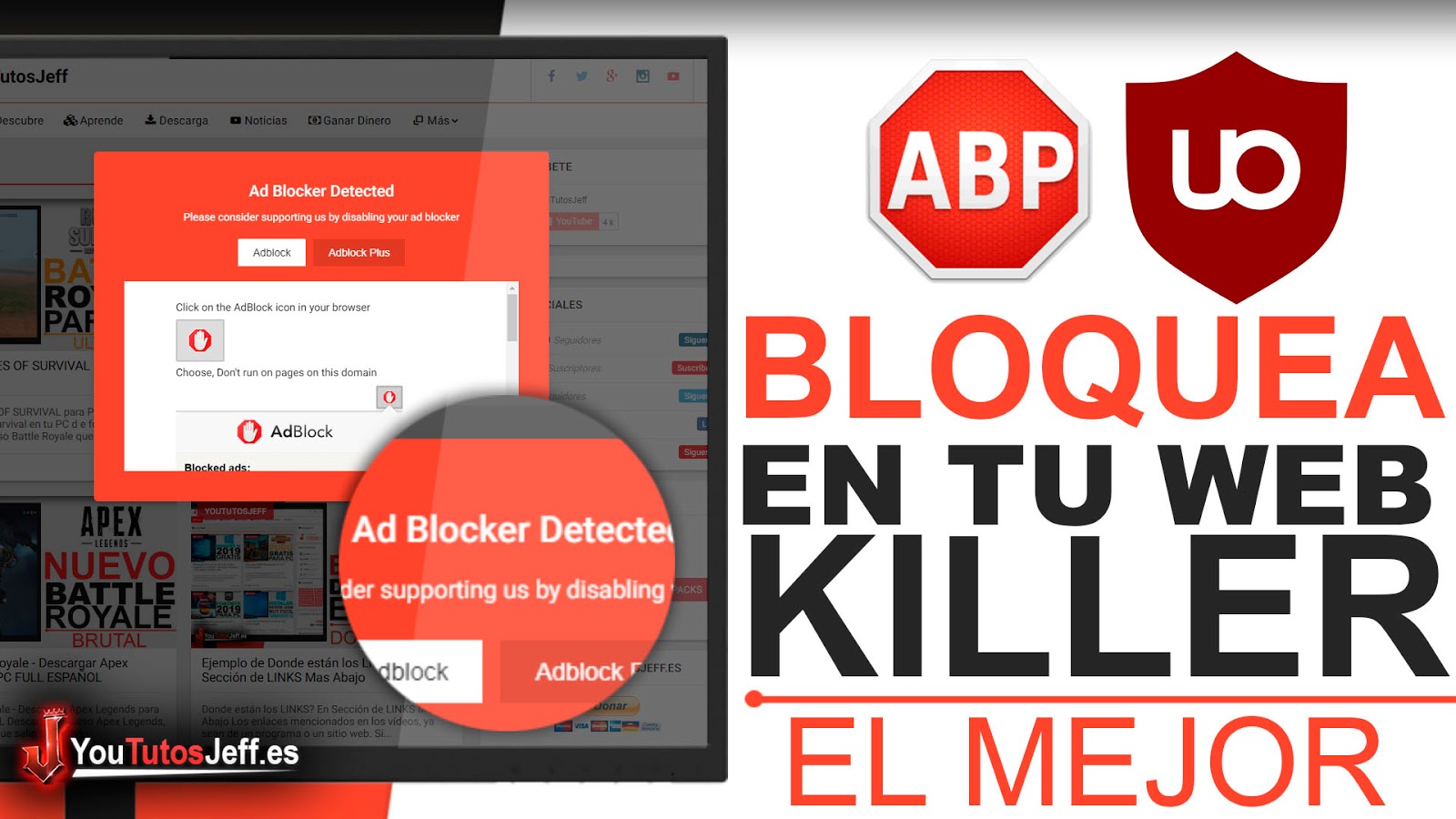Evitar que Usen Adblock en tu Sitio Web - Bloquear Adblock en mi Web