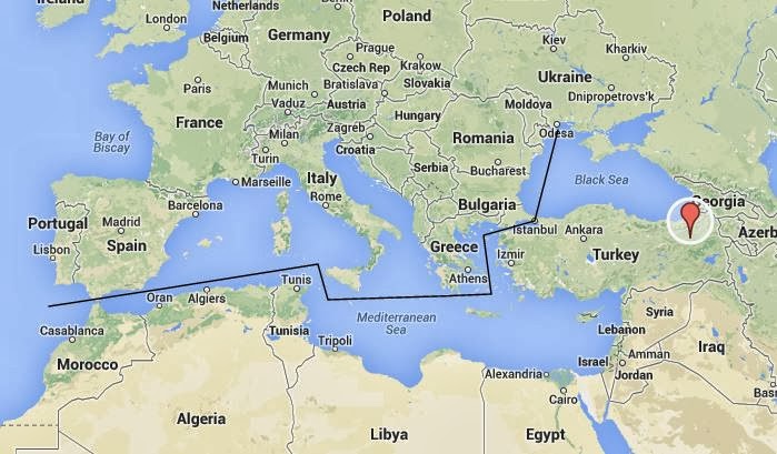 Bosporus Strait Map | World Map 07