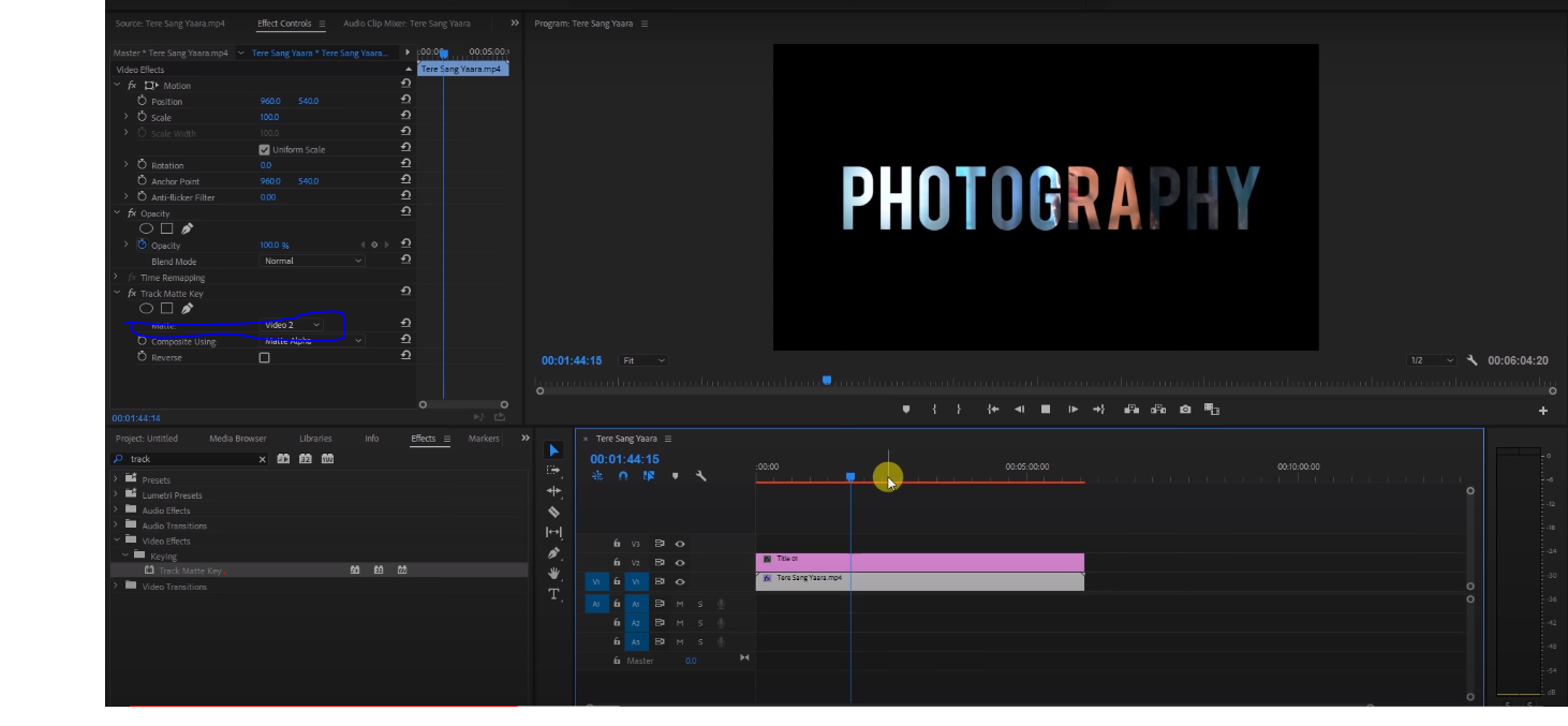 Awesome Ways to Use Clipping Mask / Track Matte Key in Premiere Pro CC