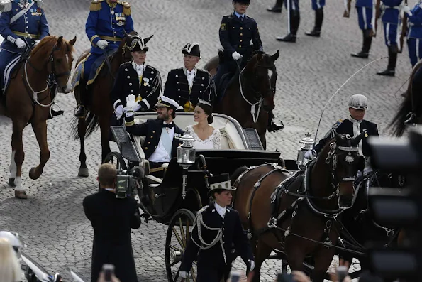 Prince Carl Philip and Princess Sofia (yes, Princess Sofia!, Royal title is now HRH Princess Sofia, Duchess of Värmland). 