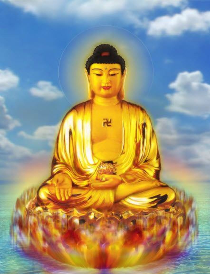 50 Hình Hình ảnh Phật A Di Đà Đẹp Trang Nghiêm Chất Lượng Cao