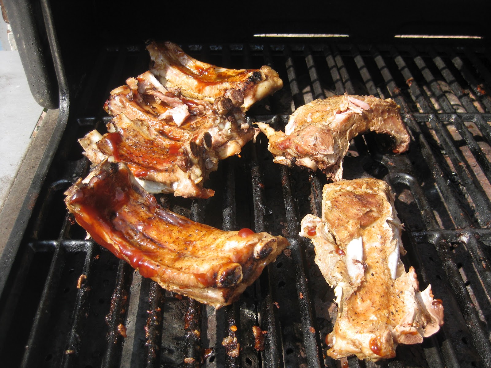 Purple Tailgating Mama Slow Cooker/Grilled Baby Back Ribs Recipe and