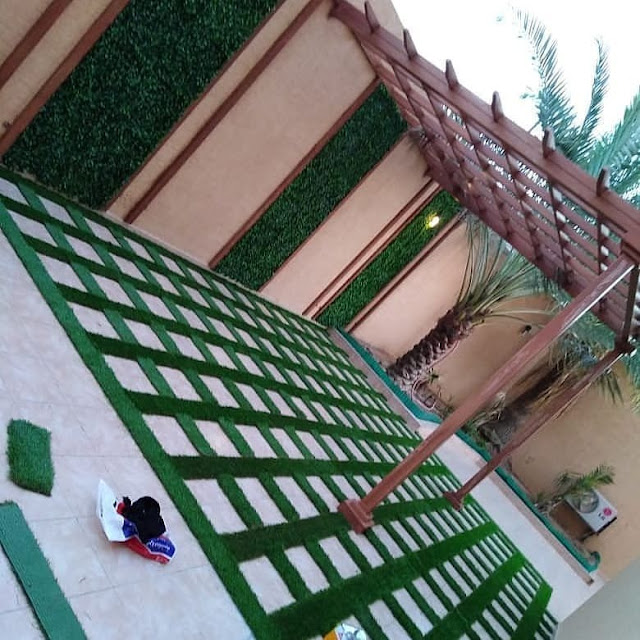 تصميم حدائق اسطح الفلل تنسيق حدائق سطح المنزل الطائف