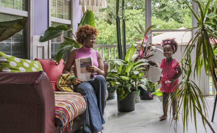 We're  Featured In Reveal Magazine's Color Issue!-designaddictmom #porch