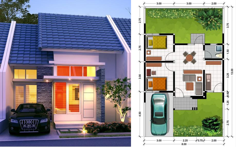 Get Desain Rumah Minimalis 2020 Type 45 Images