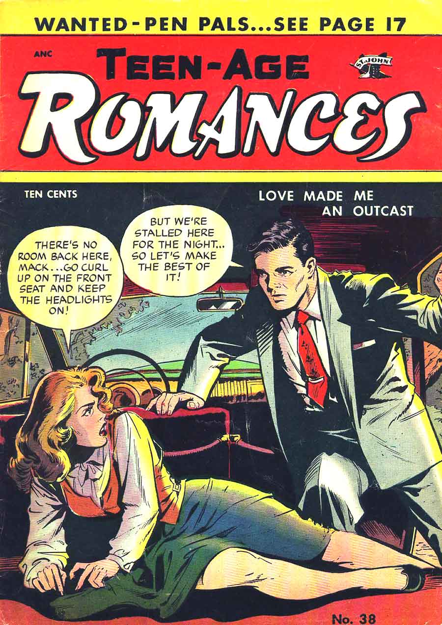 Teen Age Romances 38 Matt Baker Cover And Reprints