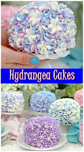 Hydrangea Cakes