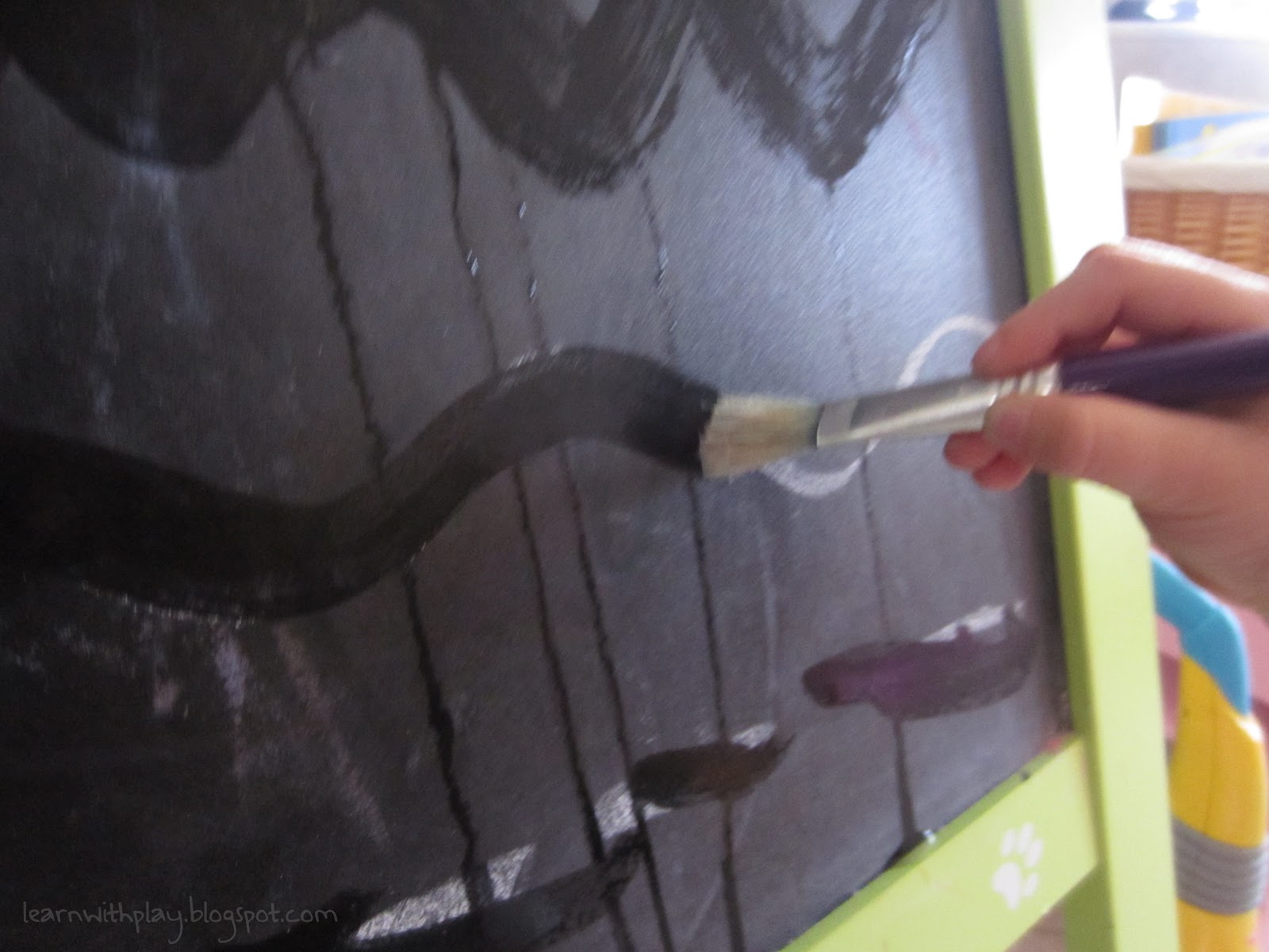 Learn with Play at Home Tracing & Writing Practice with Water on the