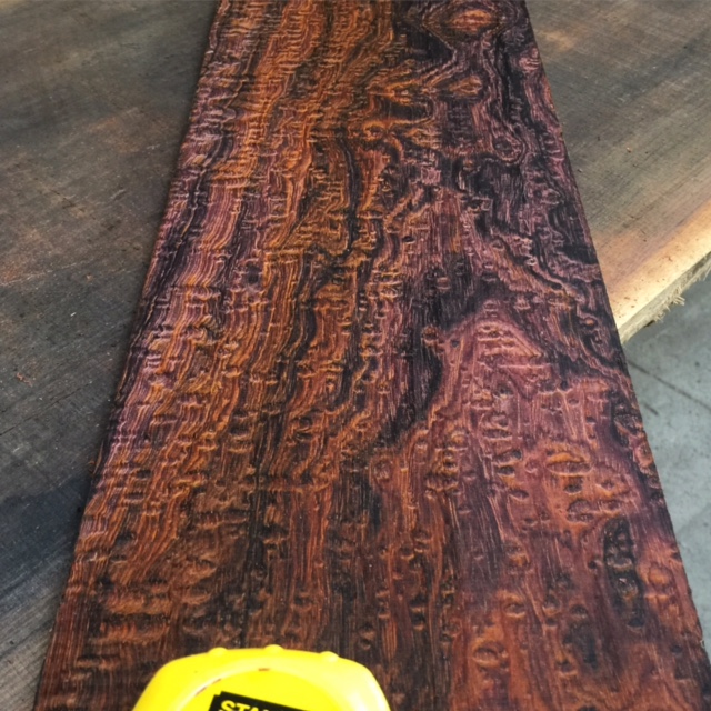 Tropical Exotic Hardwoods Here's a shot of the other side. Wood sure