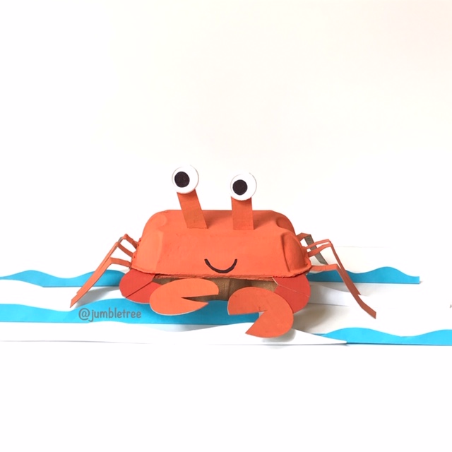 Jumble Tree: Crabby the egg carton crab